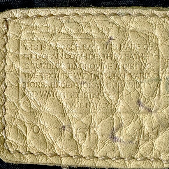 Coach Vintage Sonoma Small Backpack Natural Grain Pebbled Leather 96 Maize 4911 - Picture 15 of 16